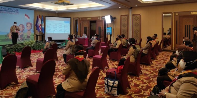 Peserta Pertemuan Nasional Pramuka Berkebutuhan Khusus Tahun 2021 di Yogyakarta Ikuti Orientasi Kegiatan