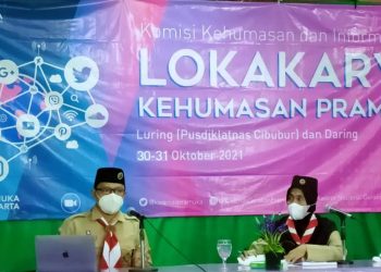PusbangJusinfo Paparkan Pengelolaan Kehumasan Kwarda DIY pada Agenda Lokakarya Kehumasan Pramuka