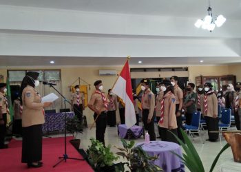 Kak Emi Masruroh Lantik DKC Bantul Masa Bakti 2021-2026
