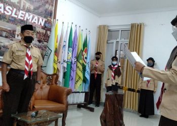 JOTA-JOTI 2021 Kwarcab Sleman Dibuka Secara Resmi oleh Kak Murdiwiyono