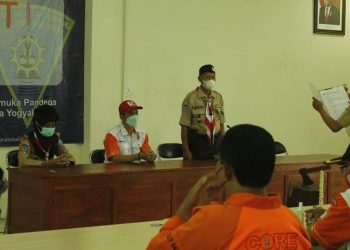 Peserta JOTA-JOTI 2021 Kwarcab Kota Yogyakarta Diminta Belajar Komunikasi Radio dan Internet dengan Tepat