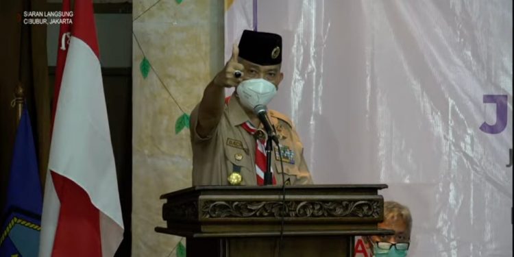 Buka JOTA-JOTI Nasional Tahun 2021, Kak Bachtiar Ajak Pramuka Manfaatkan Teknologi dan Percepat  Sinergitas