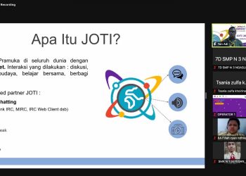 Webinar JOTA-JOTI Kwarcab Sleman Diikuti Ratusan Peserta