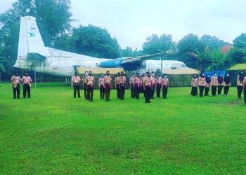 Saka Dirgantara Lanud Adisutjipto Yogyakarta Ikut Air Scout Management 2021 di Cibubur