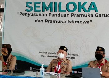 Tiga Narasumber Paparkan Materi Menarik pada Semiloka Penyusunan Panduan Pramuka Garuda dan Pramuka Istimewa