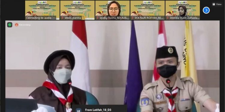 Nyaris Seribu Peserta Ikuti Penerimaan Tamu Racana Pramuka Pangkalan Poltekkes Kemenkes Yogyakarta