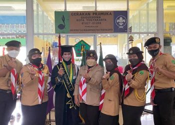 Adat Prosesi Wisuda di Pramuka UMY sebagai Bentuk Apresiasi dan Menjadi Penyemangat Bagi Anggota