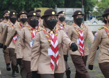 Giat Prestasi Baris Berbaris PDT Lustrum X Dipusatkan di Buper Ambarbinangun