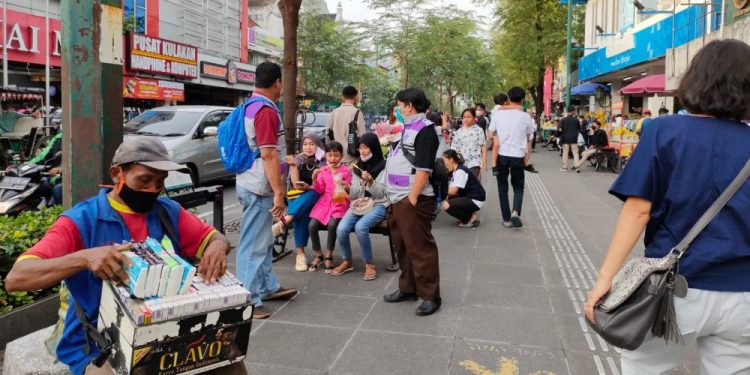 FOTO : Giat Karya Bakti Nataru Tahun 2021 Saka Pariwisata di Kawasan Malioboro