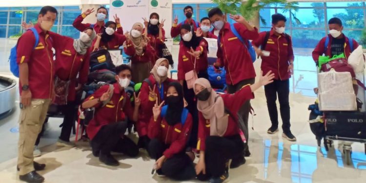 Tiba di Yogyakarta, Konda DIY untuk PWN Jambi 2021 Jalani Karantina dan PCR Test, Hasilnya : Semua Dinyatakan Negatif