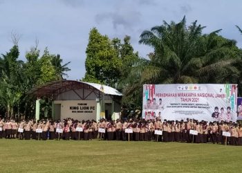 Pembukaan PWN 2021, Konda DIY Ikuti Upacara Pembukaan dari Desa Muaro Singoan, Batanghari