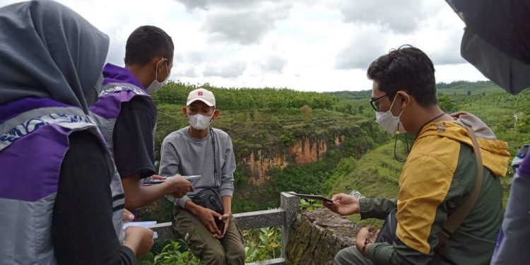 Edukasi Protokol Kesehatan di Lima Kawasan Wisata Menjadi Fokus Giat Karya Bakti Nataru Anggota Saka Pariwisata Gunungkidul