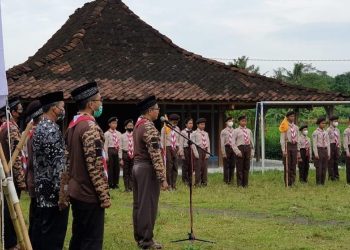Rintisan Gudep Pangkalan Secondary Ma’had Afkaaruna Selenggarakan Kemah di Buper Karang Asri Pakem