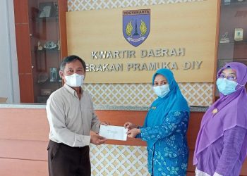 Kwarran Ngemplak Temui Pimpinan Kwarda DIY, “Titip” Donasi untuk Korban Erupsi Semeru