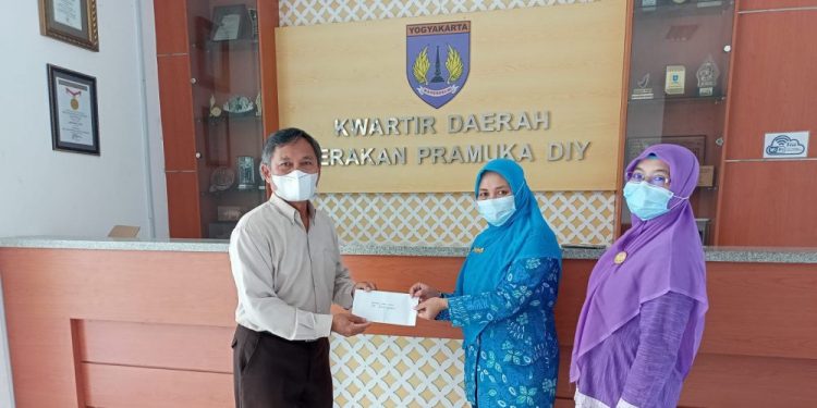 Kwarran Ngemplak Temui Pimpinan Kwarda DIY, “Titip” Donasi untuk Korban Erupsi Semeru
