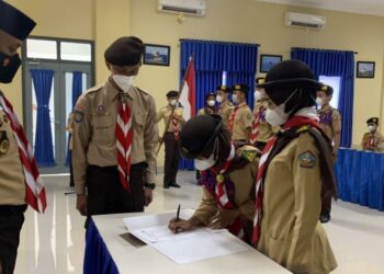 Saka Bahari Kota Yogyakarta Selenggarakan Pelantikan dan Sertijab Dewan Saka