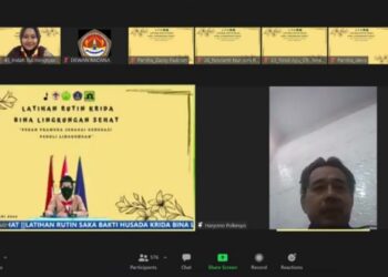 Secara Daring, Pramuka Poltekkes Kemenkes Yogyakarta Tetap Bisa Optimalkan Latihan Krida Bina Lingkungan Sehat