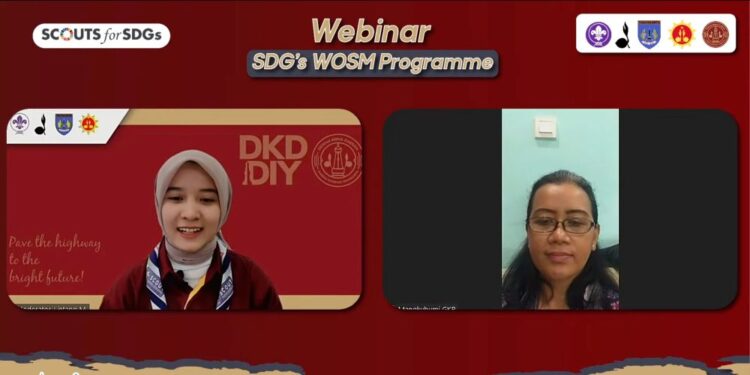 Buka Webinar SDG’s WOSM Programme, Kak GKR Mangkubumi Ajak Peserta Bisa Berprestasi di Tingkat Internasional