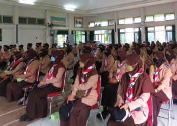SMA N 1 Seyegan Sambut SMA N 1 Muntilan dalam Studi Persahabatan Pramuka