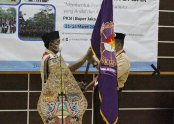 Bekerjasama dengan Pusdiklatcab Sleman, Pramuka UIN Yogyakarta Selenggarakan KMD Tahun 2022