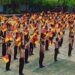 Tetap Terapkan Prokes, Ambalan Rama Wijaya-Dewi Shinta Pangkalan SMKN 1 Ngawen Berlatih Semaphore