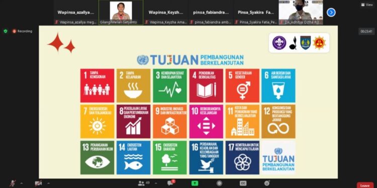 Dianpinsa Virtual Ambalan Arjuna-Srikandi SMAN 4 Yogyakarta, Peserta Mendapat Lima Materi Tematik
