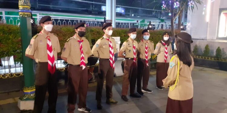 Aktivitas Karya Bakti di Stasiun Tugu Yogyakarta, Kwarcab Kota Yogyakarta