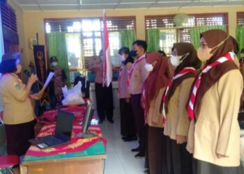 Saka Bakti Husada Kwarran Seyegan Selenggarakan Pelantikan dan Orientasi Dewan Saka