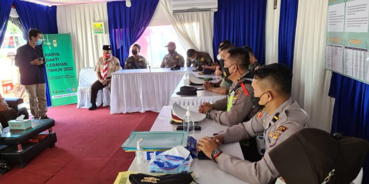 FOTO – Monitoring Karya Bakti Lebaran 2022 Kwarda DIY di Posko Sedayu, Kwarcab Bantul
