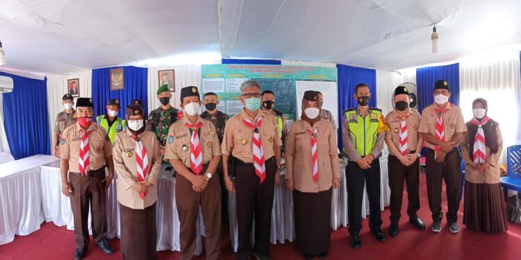 FOTO – Monitoring Karya Bakti Lebaran 2022 Kwarda DIY di Posko Sedayu, Kwarcab Bantul