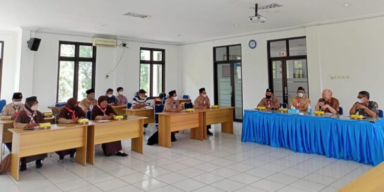 Pimpinan Kwarda Terima Audiensi Pinsako Tingkat Daerah Pramuka Sekolah Islam Terpadu DIY