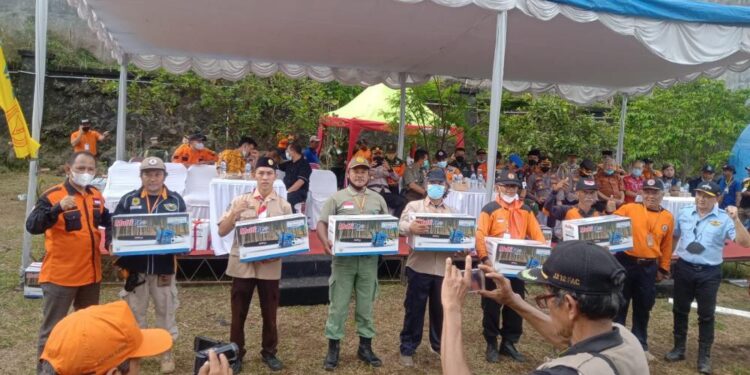 Bersama Ratusan Peserta, Kwarran Mlati Ikuti Jambore Relawan dan Syawalan di Hargobinangun-Pakem
