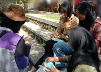 Saka Pariwisata Sleman Terjunkan 20 Personil dalam Karya Bakti Lebaran Masa Idul Fitri 1443 H