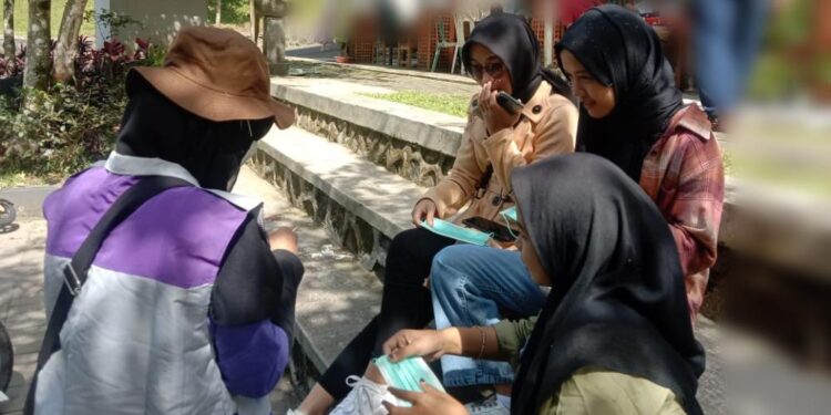 Saka Pariwisata Sleman Terjunkan 20 Personil dalam Karya Bakti Lebaran Masa Idul Fitri 1443 H