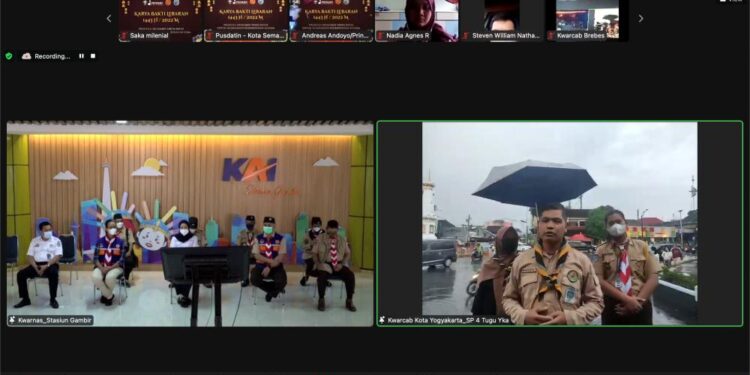 Karya Bakti Lebaran 2022 Selesai, Kwarda DIY Menjadi Salah Satu Kwarda Teraktif dalam Penyampaian Reportase