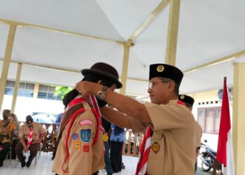 Foto : Pelantikan dan Pengukuhan Pramuka Garuda Tahun 2022 Kwarcab Gunungkidul