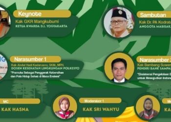 Ikuti Webinar Nasional Kemah Bakti Kesehatan 2022, Satukan Hati Kuatkan Tekad Bakti Mewujudkan Indonesia Sehat
