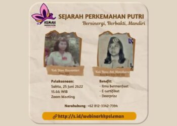 Jelang Kemah Khusus Putri, Kwarcab Sleman Agendakan Webinar Nasional Sejarah Perkemahan Putri – 25 Juni 2022
