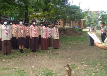 Saka Bhayangkara Kota Yogyakarta Selenggarakan Latsar dan Pengukuhan Calon Anggota
