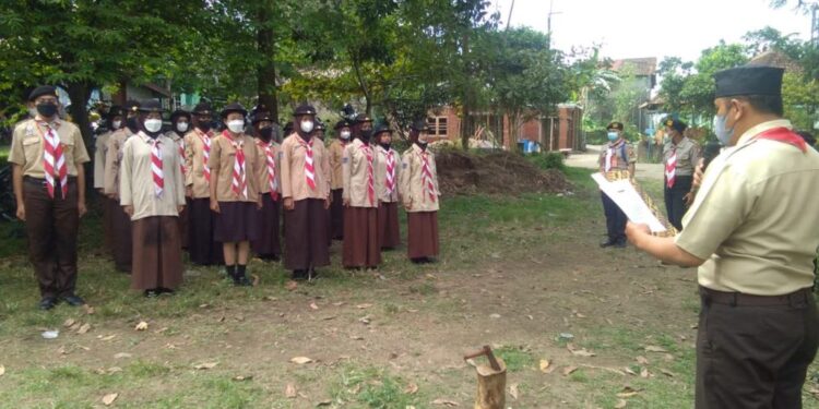 Saka Bhayangkara Kota Yogyakarta Selenggarakan Latsar dan Pengukuhan Calon Anggota