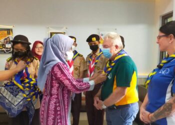 Ketua Pramuka Kaledonia Baru Apresiasi Komitmen Gudep SMA Negeri 6 Yogyakarta dalam Menjaga Lingkungan