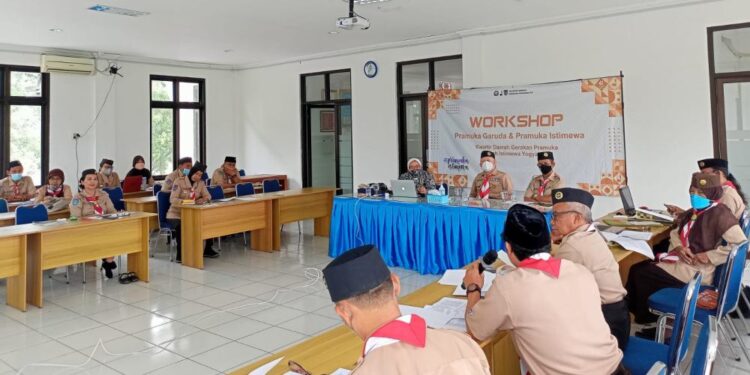 Workshop Pramuka Garuda dan Pramuka Istimewa, Pimpinan Kwarda DIY Dorong Tim Pokja Masif dalam Menyusun Materi untuk Semua Jenjang