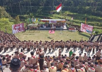 Foto : Apel Besar Hari Pramuka ke-61 Kwarcab Gunungkidul