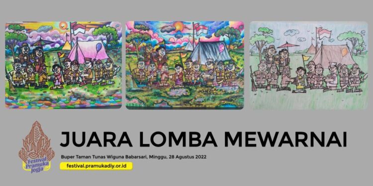 Seperti Apa Hasil Karya Juara Lomba Mewarnai – Festival Pramuka Jogja? Simak Info Berikut