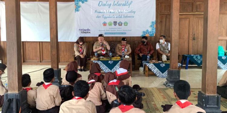 Aksi Pramuka Istimewa Peduli Stunting di Kampung Batik Giriloyo, dari Yogyakarta untuk Indonesia