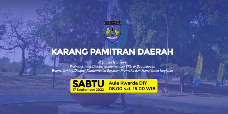 Karang Pamitran Daerah Tahun 2022 Diisi dengan Materi Pramuka Istimewa dan Dua Materi Brainstorming Ini