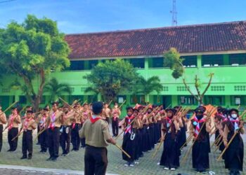 Gudep SMP Negeri 1 Imogiri Selenggarakan Pembekalan Dewan Galang dan Dianpinru