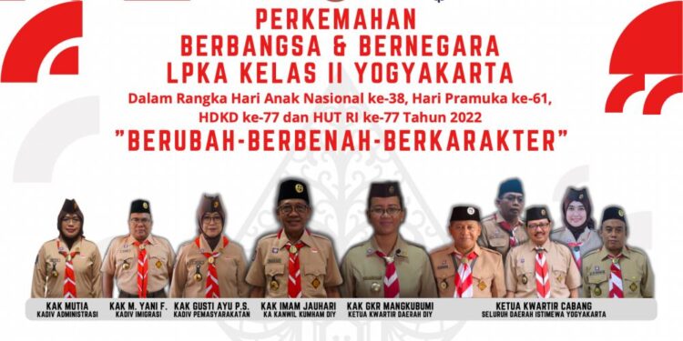 Besok, LPKA Kelas II Yogyakarta Gelar Perkemahan Berbangsa & Bernegara di Gunungkidul