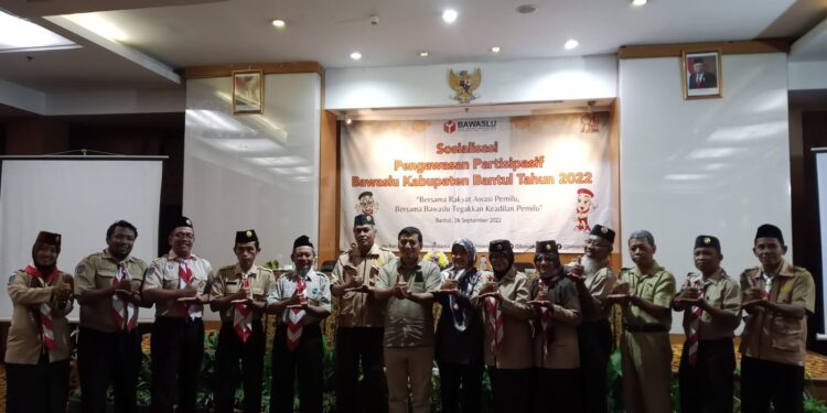 Bawaslu Kabupaten Bantul Sasar Pramuka dalam Sosialisasi Pengawasan Pemilu Partisipatif