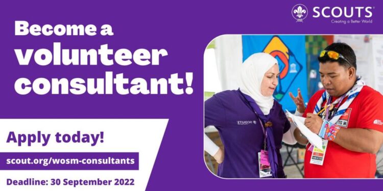 WOSM Mencari 100 Konsultan Baru, Baca Ketentuan dan Lengkapi Formulirnya untuk Mendaftar